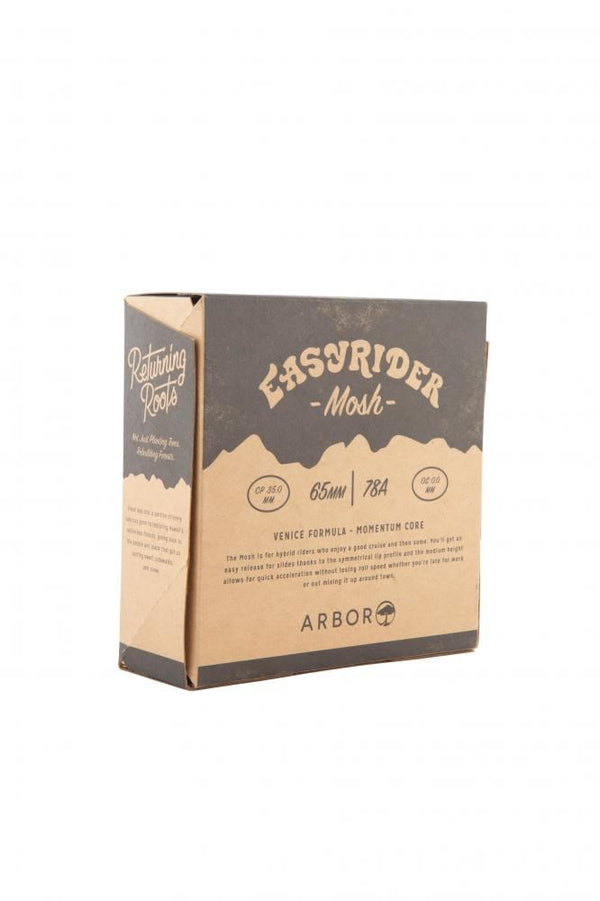 Arbor Easyrider Skateboard Wheels Mosh 78a - Vintage Red - Skatewarehouse.co.uk