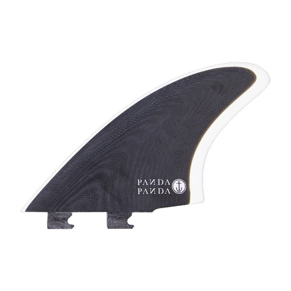 Captain Fin Co - Panda Twin Keel - Medium - Black / White (Snap-In / FCS II) - M