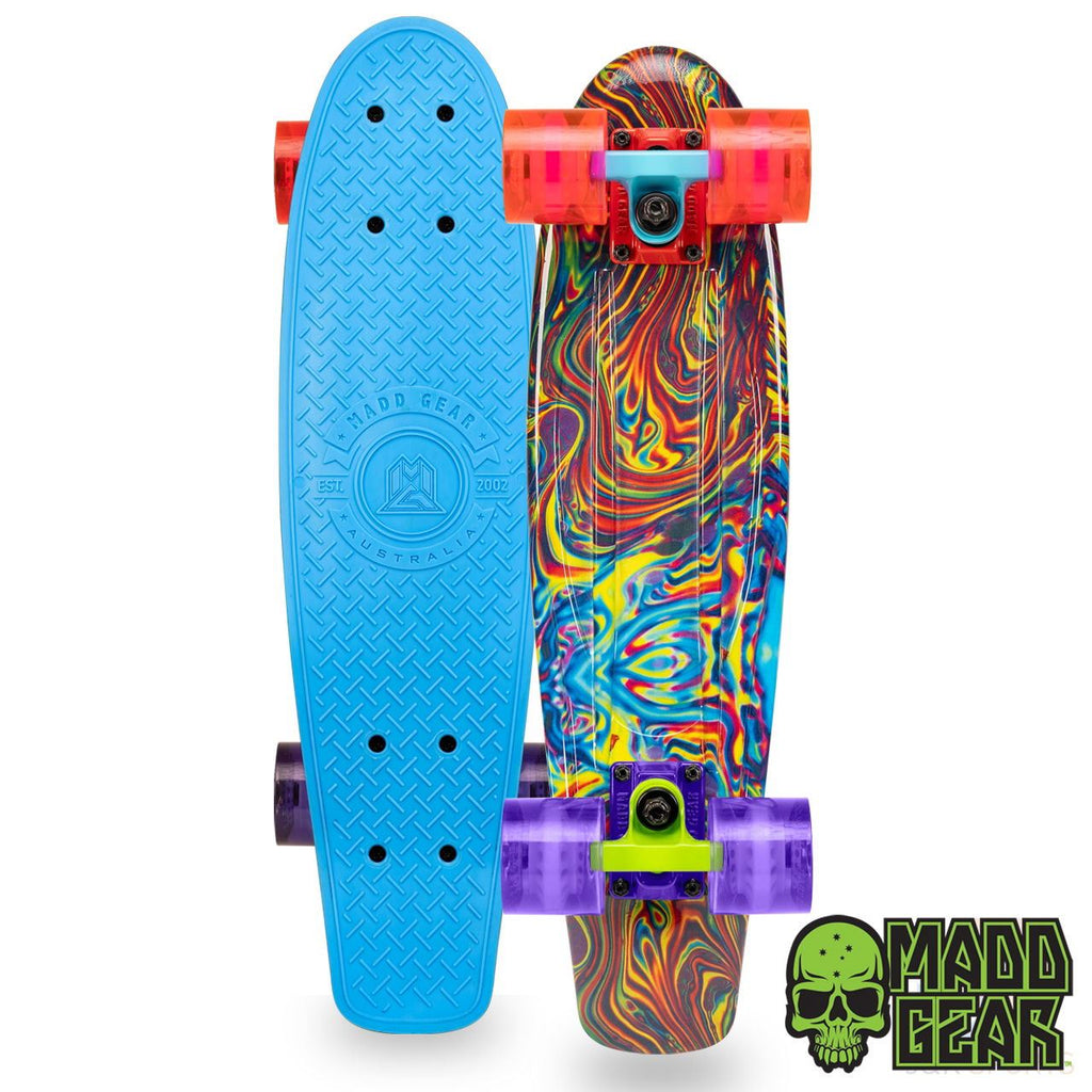 Madd G-Retro Board - Oil Slick Complete Skateboard - - Skatewarehouse.co.uk