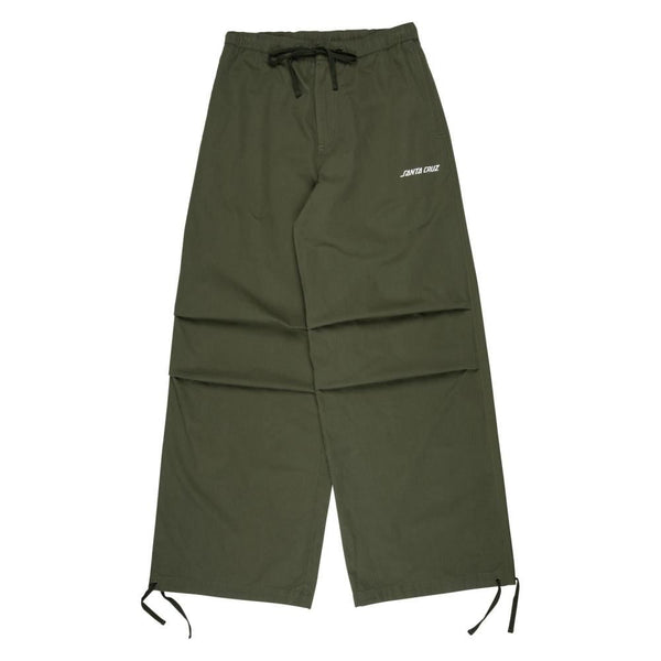 Santa Cruz Womens Pant Strip Parachute - Khaki - Skatewarehouse.co.uk