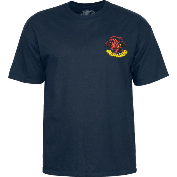 Powell Peralta Steve Caballero Classic Dragon II Tee Navy