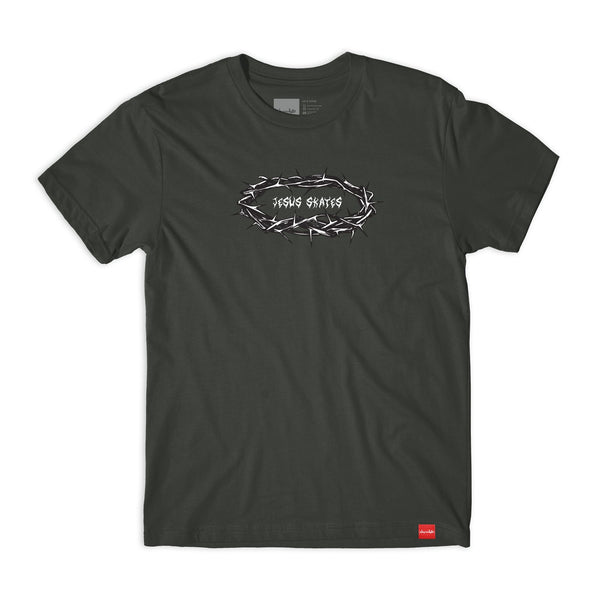 Chocolate Jesus Skates Tee Asphalt Black - Skatewarehouse.co.uk