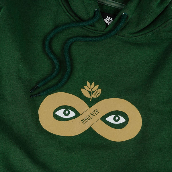 Magenta Extravision Hoodie Green - M - Skatewarehouse.co.uk