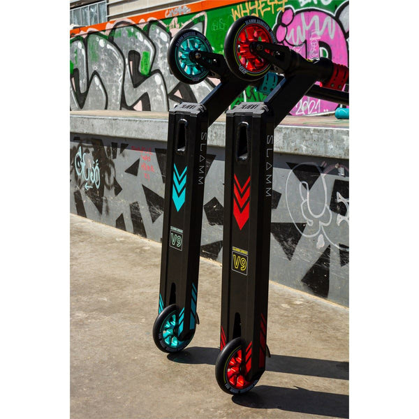 Slamm Scooter Urban V9 Stunt Scooter - Black / Red - Skatewarehouse.co.uk