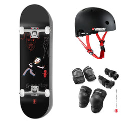 Girl Pro Model Breana Geering x Venom Custom - 8" Multi Complete Skateboard Bundle - 8.0"