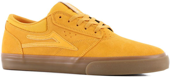 Lakai Griffin Skate Shoes - Yellow / Gum - Skatewarehouse.co.uk