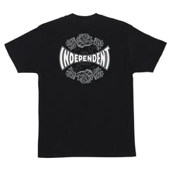 Independent T-Shirt Rose Span - Black - Skatewarehouse.co.uk