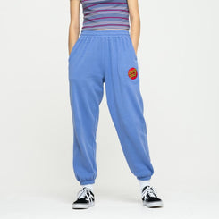 Santa Cruz Womens Pant Classic Dot Sweatpant - Digital Violet - Skatewarehouse.co.uk