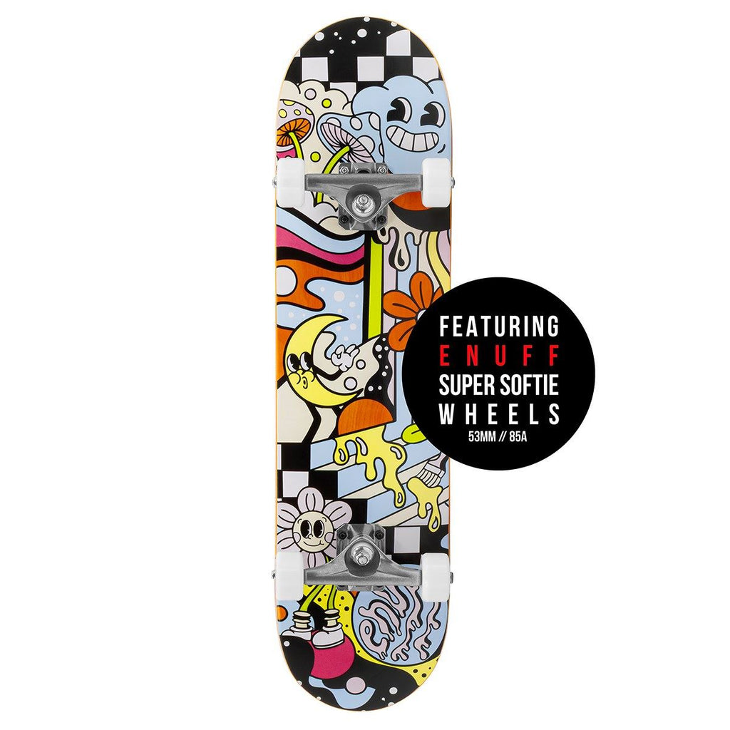 Enuff Meltworld SkateboardDazed Complete Skateboard - 7.75"