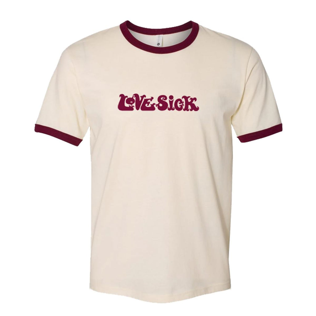Lovesick Alone Again Ringer T-Shirt - Skatewarehouse.co.uk