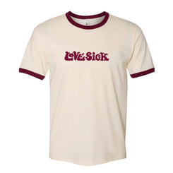 Lovesick Alone Again Ringer T-Shirt - Skatewarehouse.co.uk