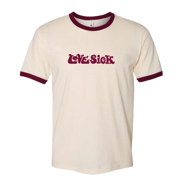 Lovesick Alone Again Ringer T-Shirt - Skatewarehouse.co.uk