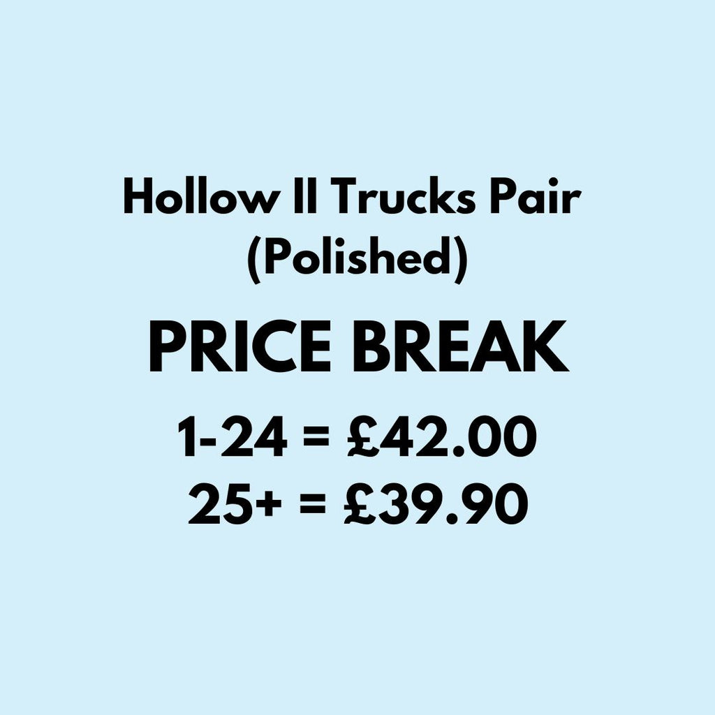 Thunder Hollow Lights II (Polished) Skateboard Trucks - 147 (5.25") (Pair)