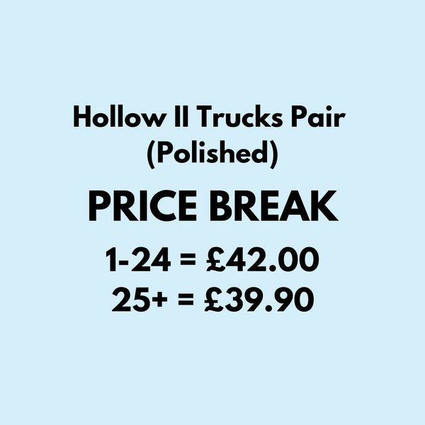 Thunder Hollow Lights II (Polished) Skateboard Trucks - 147 (5.25