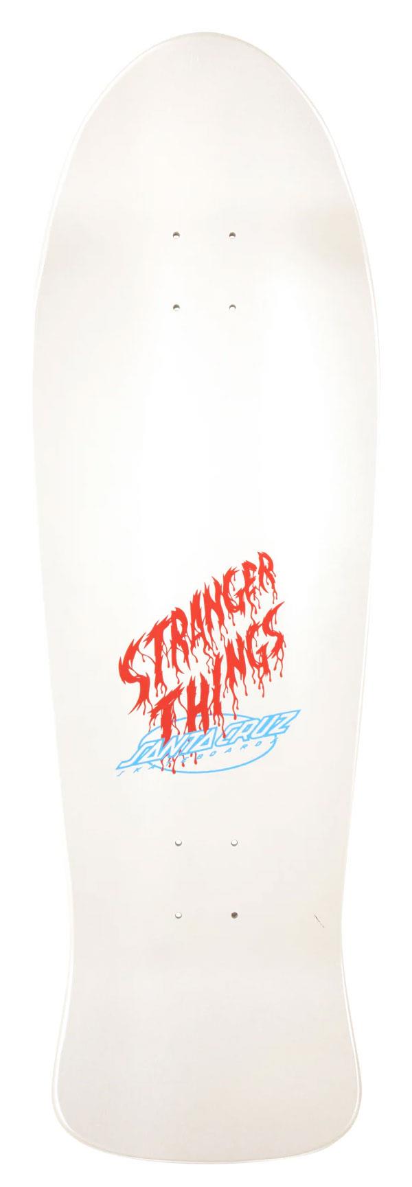 Santa Cruz x Stranger Things Meek Eddie Slasher Reveal **Glow in the Dark** Skateboard Deck - 10.1
