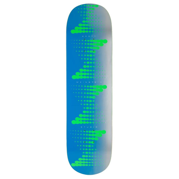 Studio Brett Weinstein 'Digi Force' Blue / Matallic Skateboard Deck - 8.37