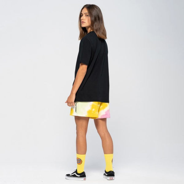 Santa Cruz Womens T-Shirt Hand In Colour T-Shirt Black - 10 - Skatewarehouse.co.uk