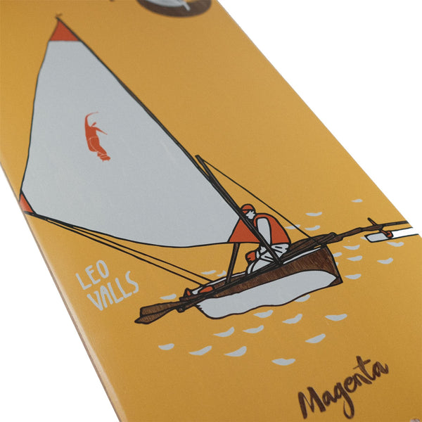 Magenta Leo Valls Nautic Series Skateboard Deck - 8.0