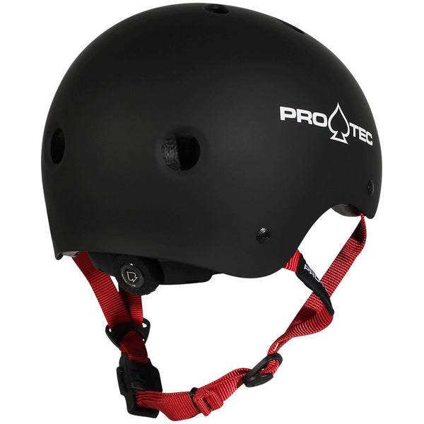 Pro-Tec Helmet JR Classic Fit Cert - Matte Black - Skatewarehouse.co.uk