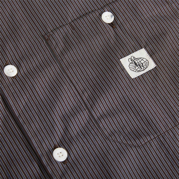 Last Resort AB SM001 Poplin (Navy Stripe) Accessories - L