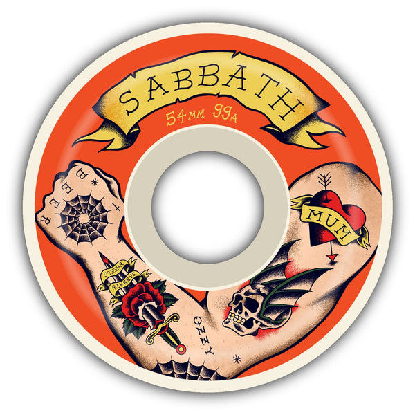 Sabbath Skateboard Wheels | Geeza | Conical | Devil's Formula Skateboard Wheels | 99a