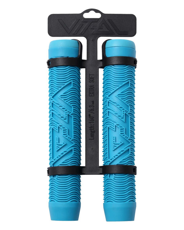 Vital Teal Scooter Bar Grips