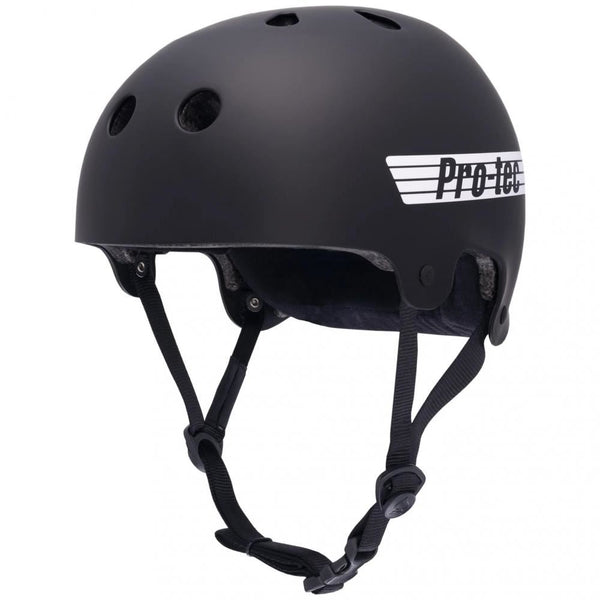 Pro-Tec Helmet Old School Low Pro Asia - Matte Black - Skatewarehouse.co.uk