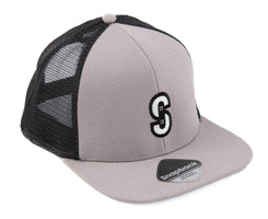 Skatewarehouse Skate Trucker Cap Hat - Grey - Skatewarehouse.co.uk