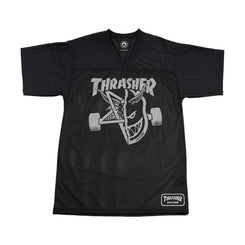 Thrasher x Spitfire T-Shirt Thrash & Burn Football Jersey - Black