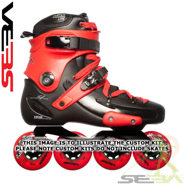 Seba FR Custom Kit Red - Size 5 - 8