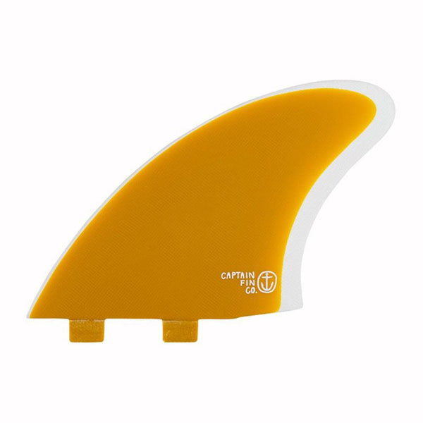 Captain Fin Co - CF Twin Keel - Large - Yellow (FCS) - L