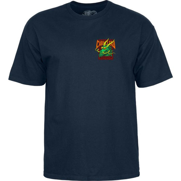 Powell-Peralta Steve Caballero 'Street Dragon' Tee Navy - XL