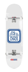411 Chaos EX7 White x Venom Custom Complete Skateboard - 8.5"