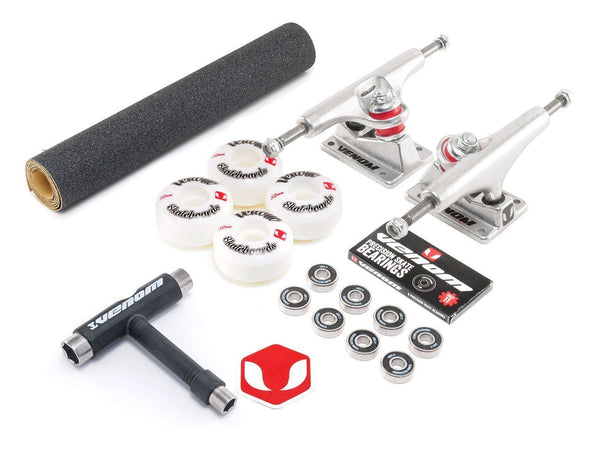 Sushi s Pagoda Stamp Red Custom Complete Skateboard - 7.875