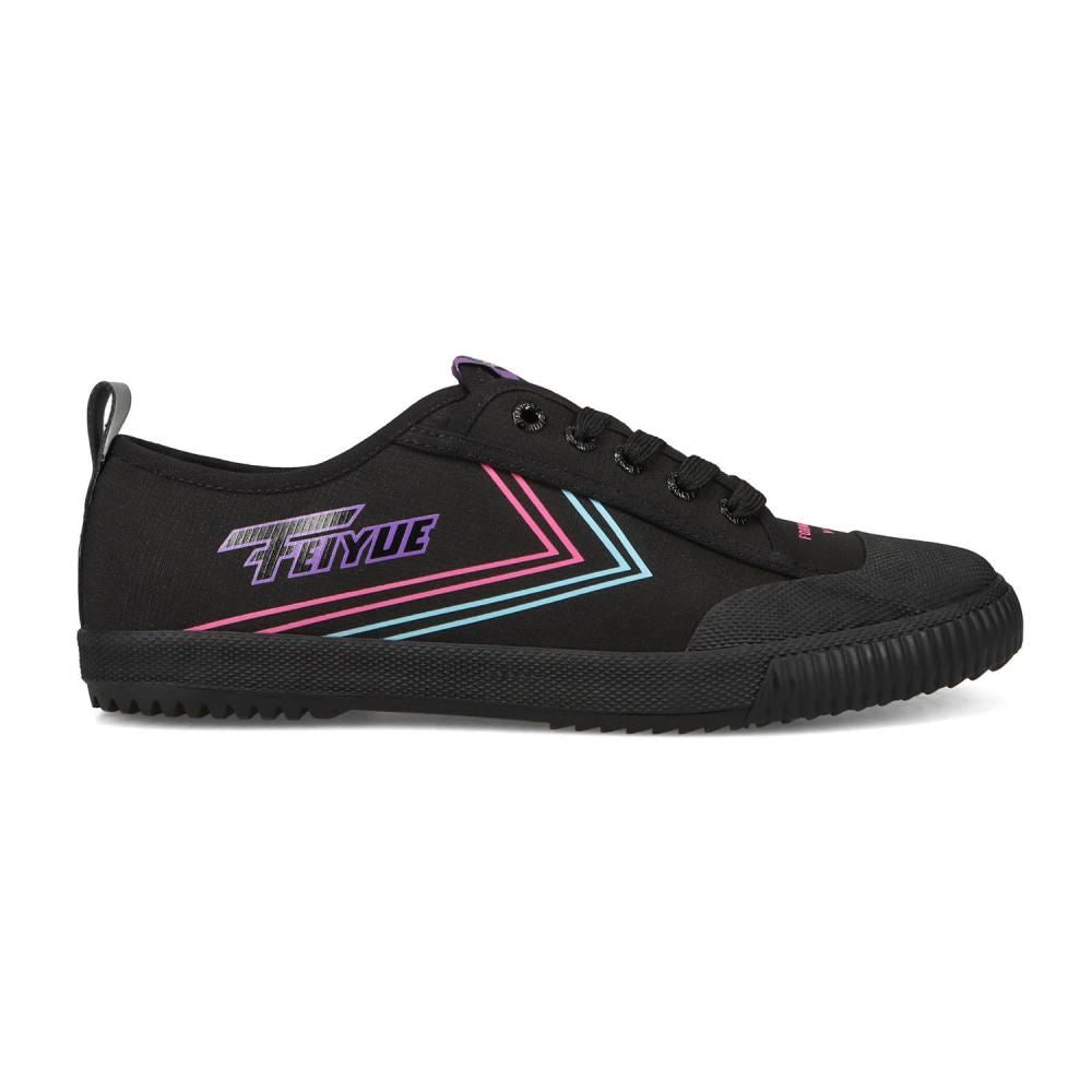 Feiyue x Street Fighter FE LO 1920 Game Over Martial Arts/Gym/Lifing Shoes - Black / Multi - Skatewarehouse.co.uk