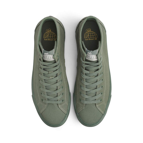 VM003 Canvas HI (Full Spray Green) Shoes - UK 8