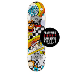 Enuff Meltworld SkateboardConfused Complete Skateboard - 7.75"