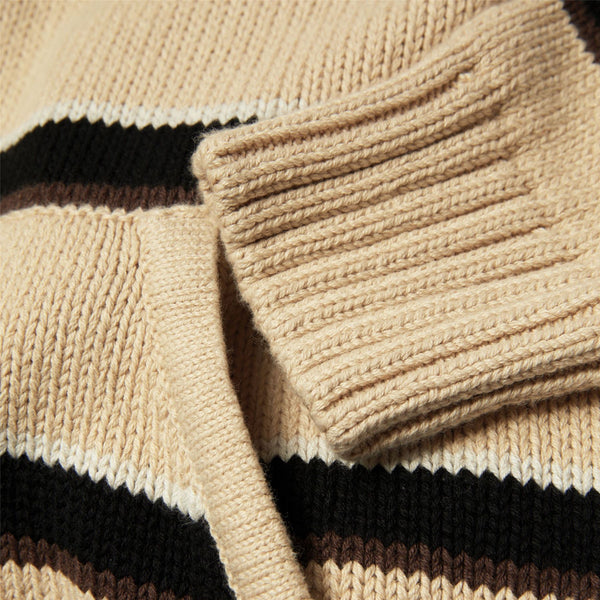HUF Banks FZ Striped Hoodie (Tan)