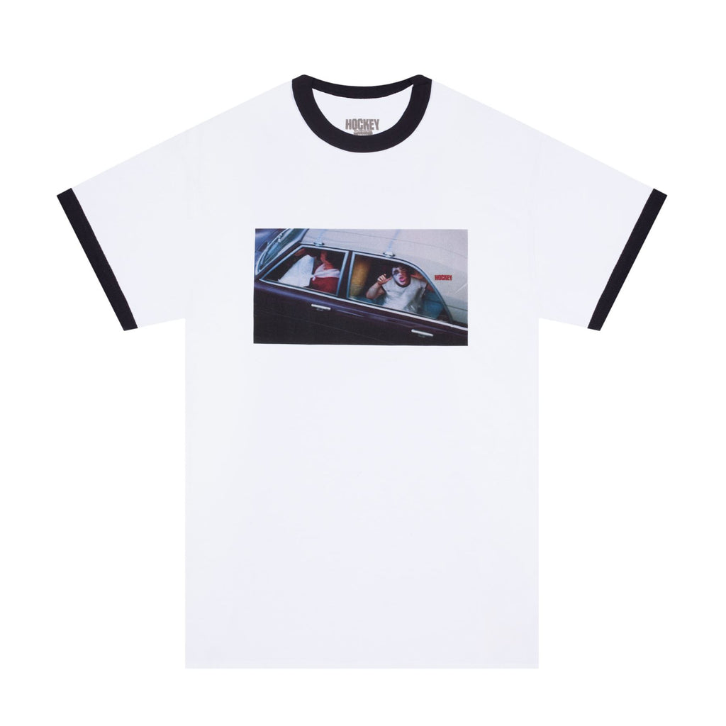 Hockey Car Kid Tee (White) - L