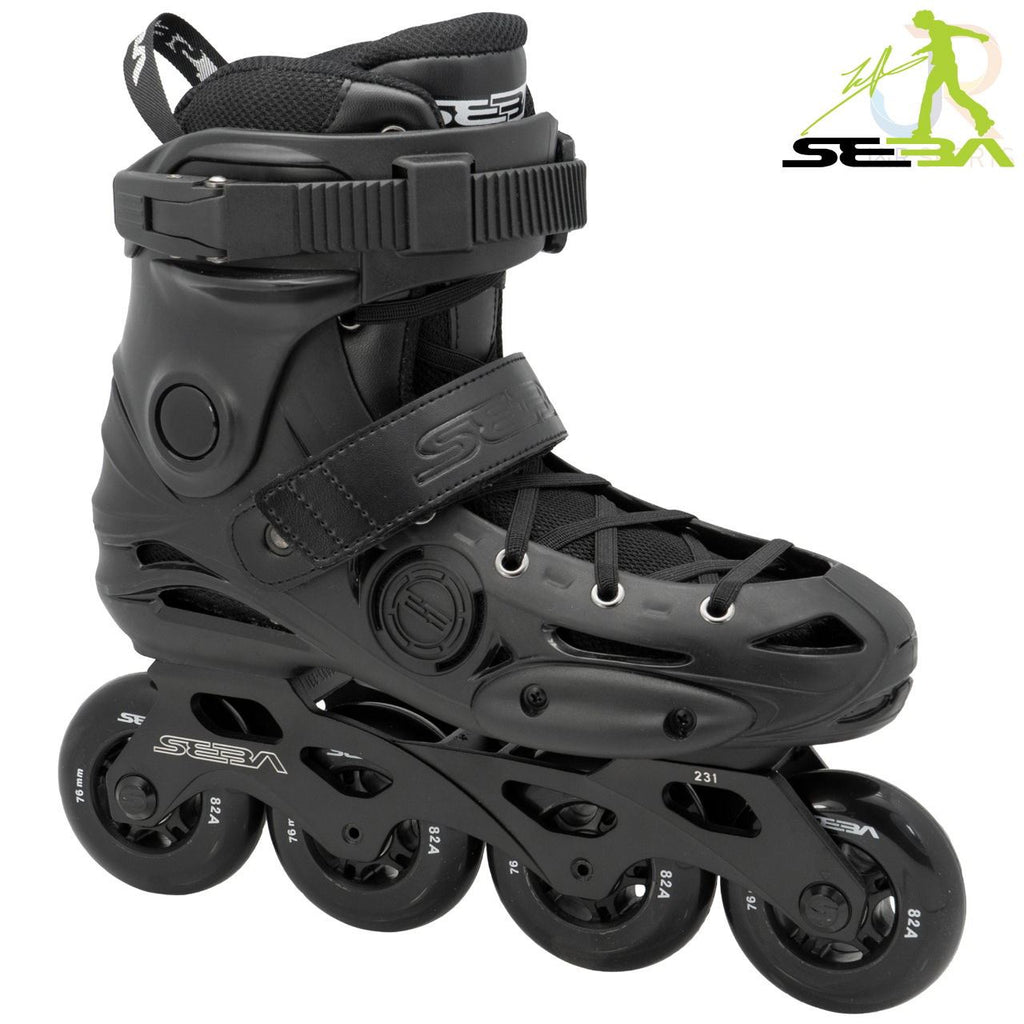 Seba E3 J Black Inline Skates - Skatewarehouse.co.uk