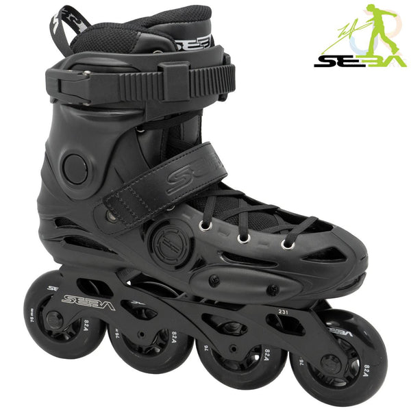Seba E3 J Black Inline Skates - Skatewarehouse.co.uk