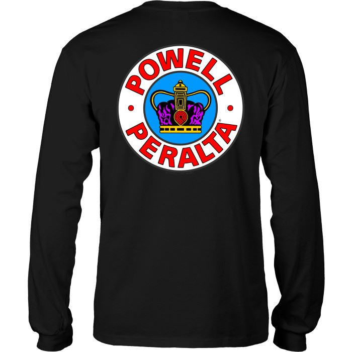 Powell-Peralta™ Supreme Longsleeve Tee Black - Skatewarehouse.co.uk