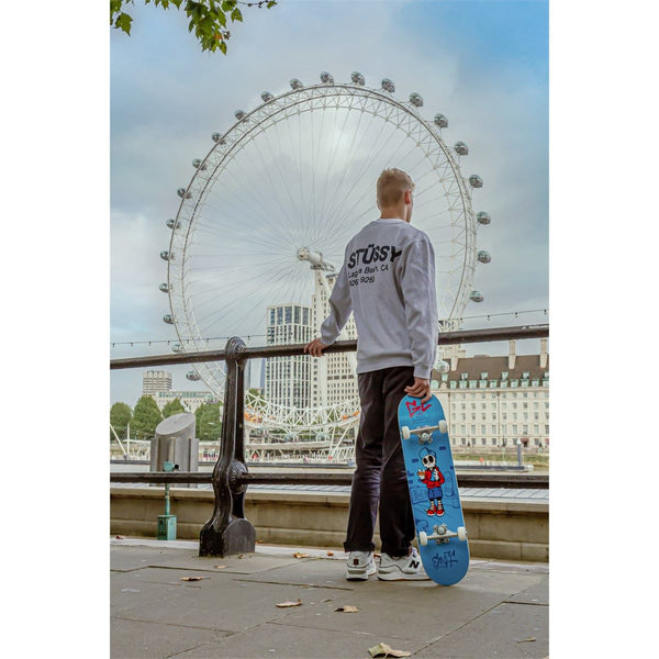 Skateboard Complet Enuff Skully Bleu - 7.75