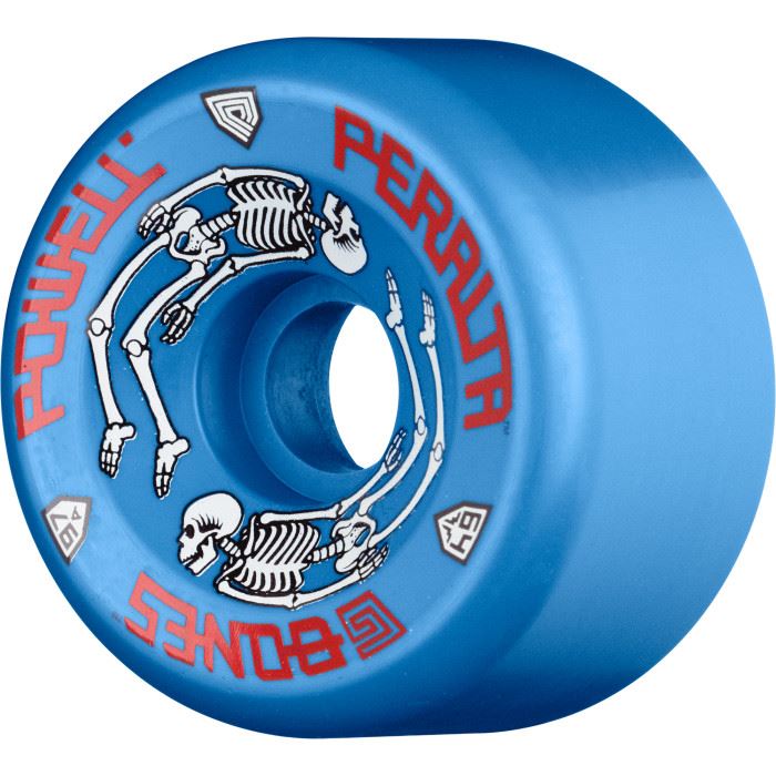 Powell Peralta G-Bones 97a Blue Skateboard Wheels - 64mm