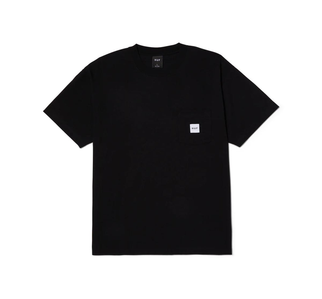 Huf Set Box Logo S / S Pocket Tee (Black) - S