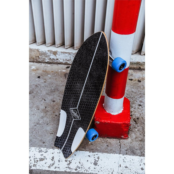 Mindless Surf Skate Fish Tail White Surfskate Skateboard 29.5