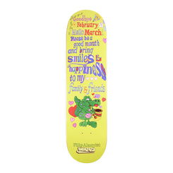 WKND Filip Almqvist 'Hello March' (WB) Skateboard Deck - 8.375" - Skatewarehouse.co.uk