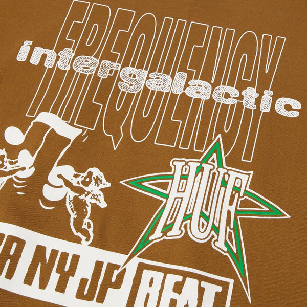 HUF Intergalactic Frequency L / S Tee (Mud) - L