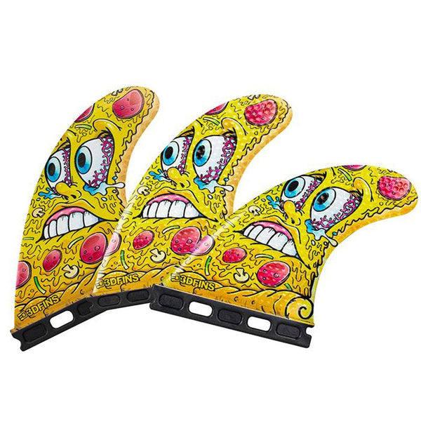 3D Fins - All Rounder Thruster - Medium - Pizza (FCS1 / FCS2 / Futures)