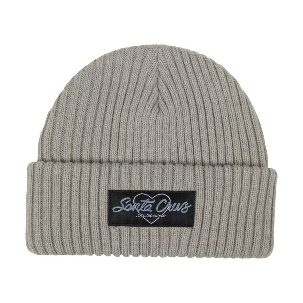 Santa Cruz Womens Beanie Love Script Beanie Alpine Frost - O/S - Skatewarehouse.co.uk